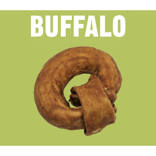 Natural Dog Treats Buffalo Collagen Ring