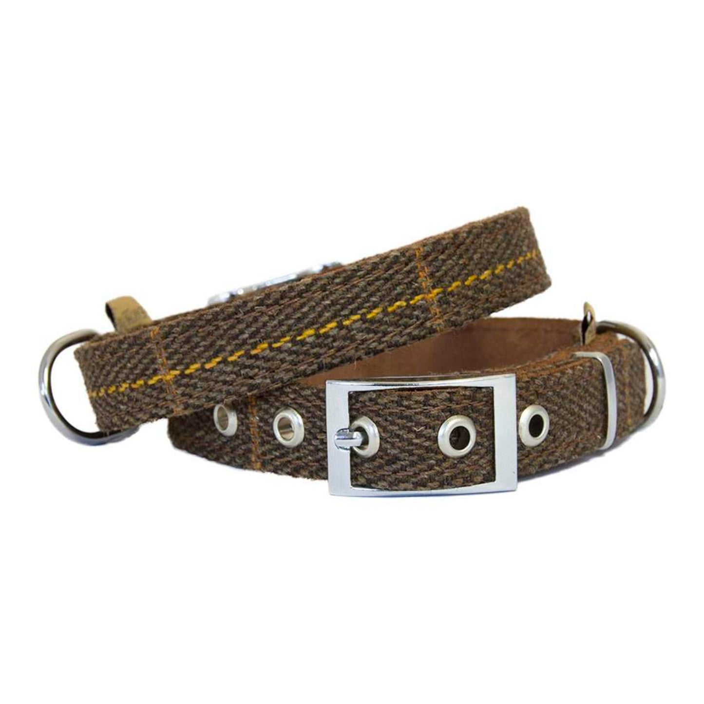 Earthbound Tweed Collar Brown Extra Large (50cm - 60cm)
