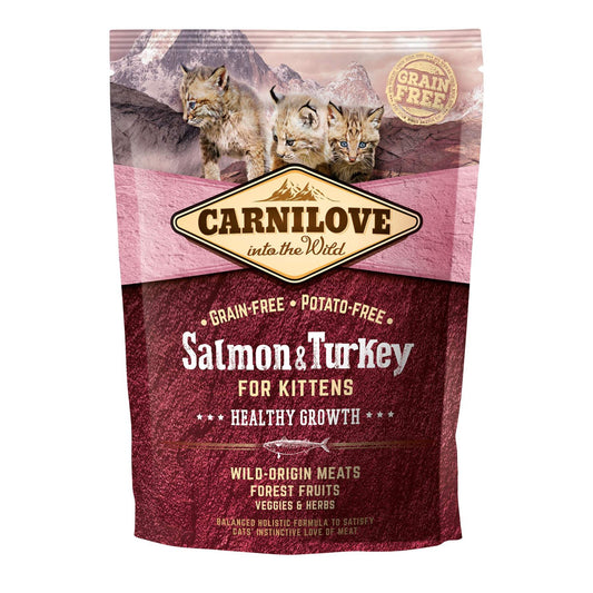 Carnilove Cat Food: Kitten Salmon & Turkey 2kg