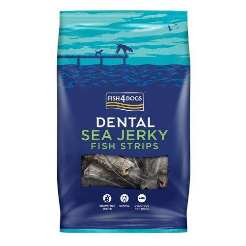 Fish4Dogs Treats: Sea Jerky Treats Fish Strips 500g