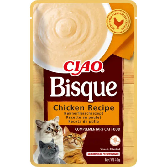 CIAO Cat Bisque Chicken Recipe 40g