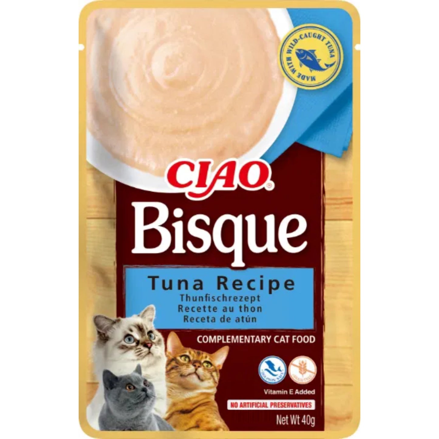 CIAO Cat Bisque Tuna Recipe 40g