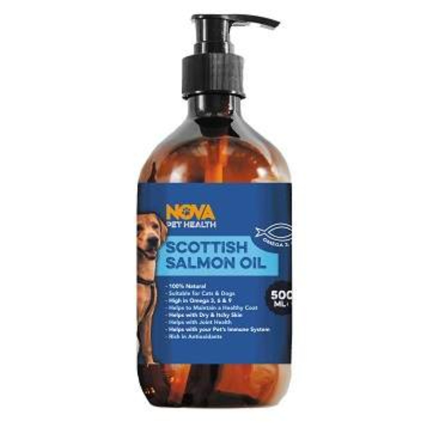 NOVA Scottish Salmon Oil for Cats & Dogs 500ml
