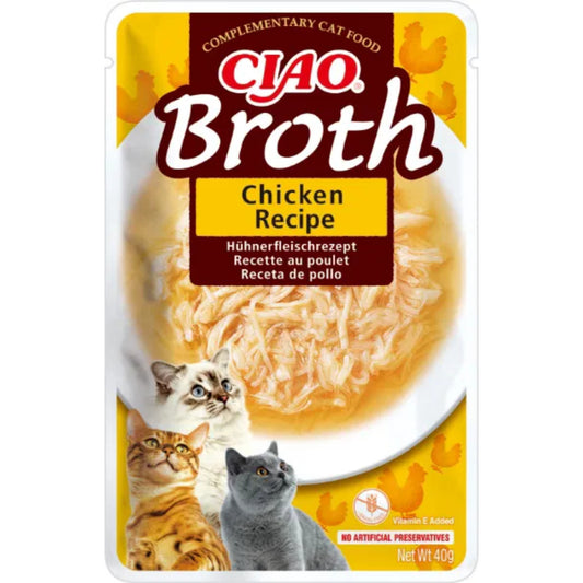 CIAO Cat Broth Chicken Recipe 40g