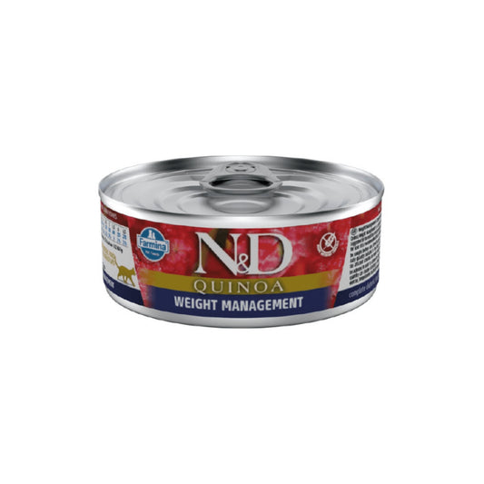 Natural & Delicious Wet Cat Food: Quinoa Weight Management Lamb 80g