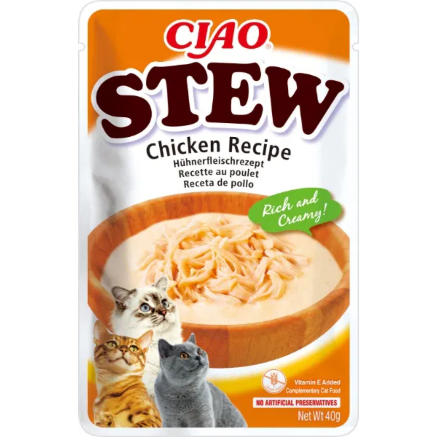 CIAO Cat Stew Chicken Recipe 40g