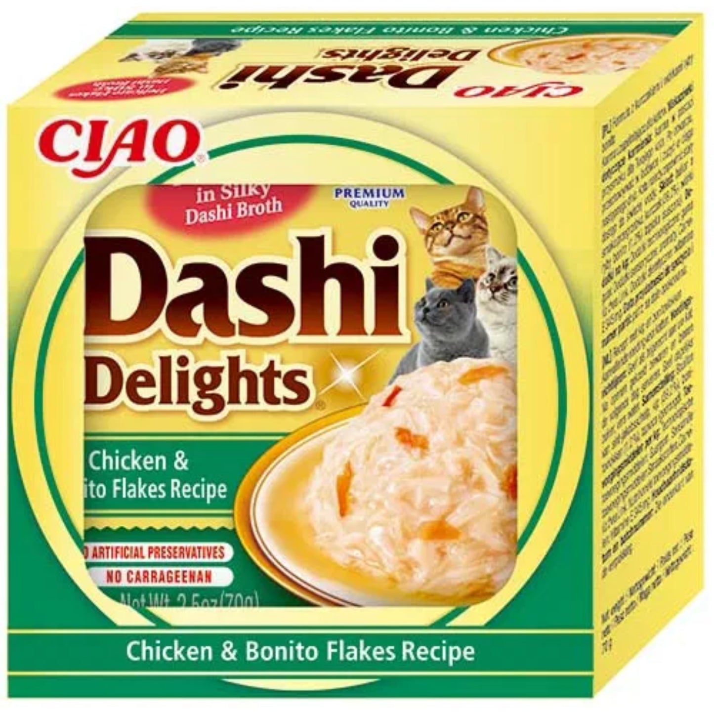 CIAO Cat Dashi Delights Chicken & Bonito Flakes Recipe 70g