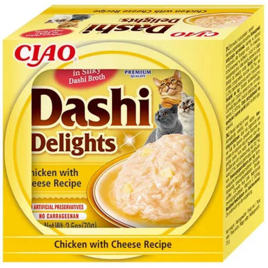 CIAO Cat Dashi Delights Chicken with Cheese Recipe 70g