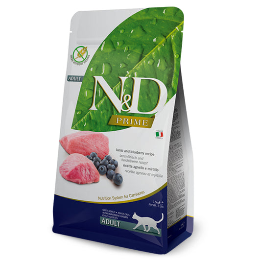 Natural & Delicious Cat Food: Prime Adult Lamb & Blueberry