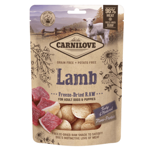 Carnilove Dog Treats: True Fresh Freeze Dried Lamb 60g