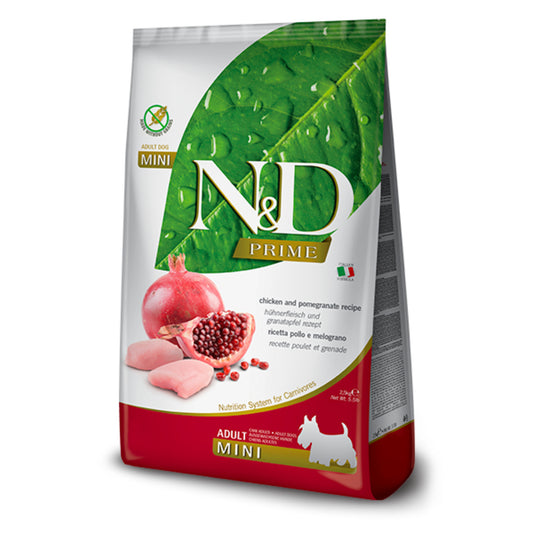 Natural & Delicious Dog Food: Prime Adult Mini Chicken & Pomegranate 2.5kg