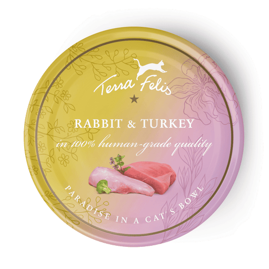 Terra Felis Wet Cat Food: Rabbit & Turkey