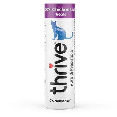 Thrive Freeze Dried Cat Treats: 100% Chicken Liver 20g
