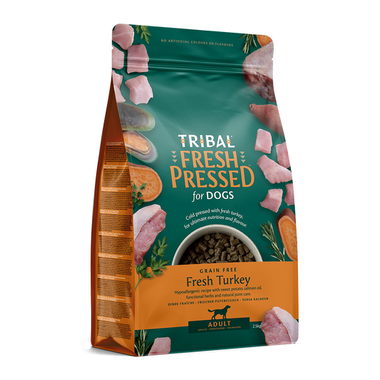 Tribal Dog Food: Adult Cold Pressed Fresh Turkey