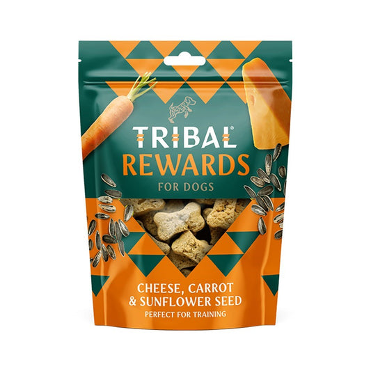 Tribal Dog Treats: Cheese, Carrot & Sunflower Seeds 125g