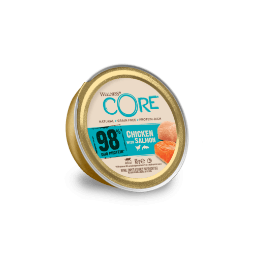 Wellness CORE Wet Cat Food: Adult 98% Chicken with Salmon 85g