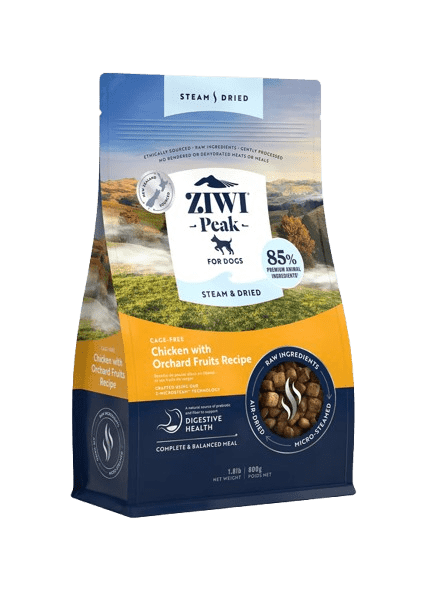 ZIWI Peak Dog Food: Steam & Dried Chicken with Orchard Fruits Recipe 1.5kg